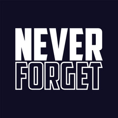 Fototapeta premium Retro never forget cassette tape vintage design t shirt