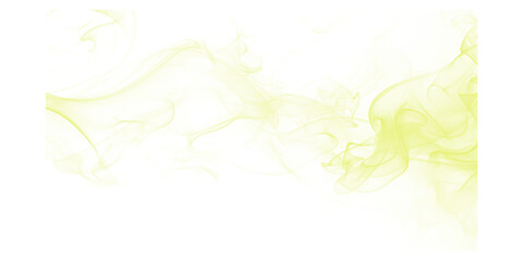 Obraz premium Ethereal yellow smoke dances in the dark night a mesmerizing abstract design with swirling light