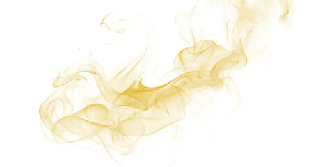 Ethereal gold smoke dancing on black an abstract golden trail flow fantasy wisps magical artwork