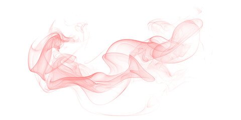 Crimson Haze Abstract Ethereal Red Smoke Curves on Black Backdrop Digital Art Gradient Visual Effect