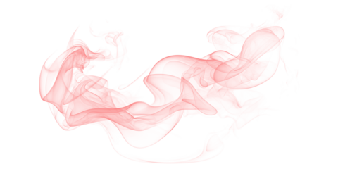 Crimson Haze Abstract Ethereal Red Smoke Curves on Black Backdrop Digital Art Gradient Visual Effect