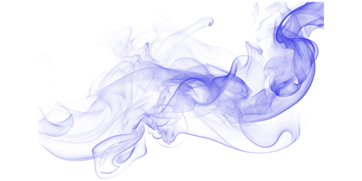 Ethereal blue smoke swirls a captivating dance of light and shadow on a stark black canvas Mystical