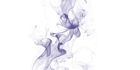 Ethereal Dreams Delicate purple smoke dances wisps flowing in darkness abstract art modern wallpaper