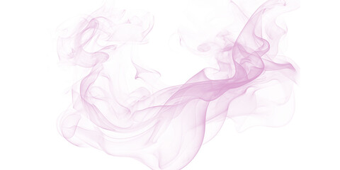 Ethereal pink smoke art swirling against a black backdrop abstract fantasy dreamlike illustration 3D © PNG