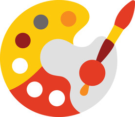 paint brush and palette