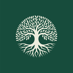 vector tree silhouette