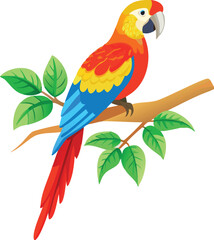 parrot on a branch