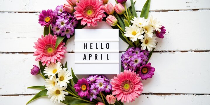 hello april flowers