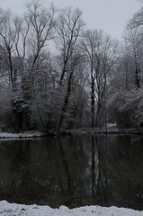 river in winter