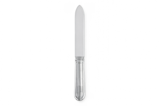 Glass nail file tool on transparent background