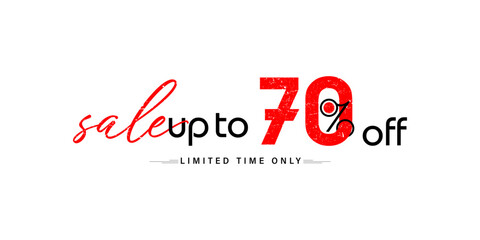 up to 70% off