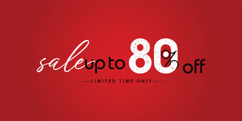 up to 80% off