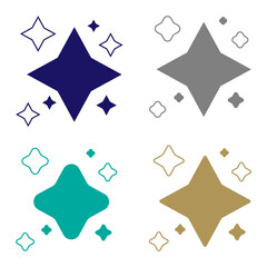 Shining Star Cluster Illustration for Space, Night Sky, and Cosmic-Themed Designs