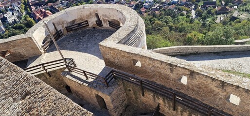 The Fortress of Deva. It is a fortress located in the city of Deva, Hunedoara County, Romania, on...