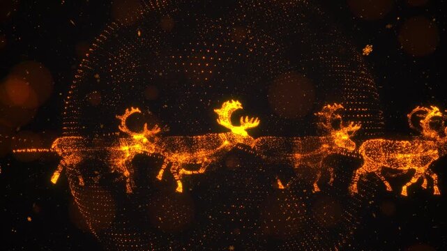 Cinematic 4K Christmas Greeting Merry Christmas to All