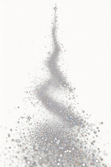 Obraz premium PNG Sparkling festive abstract tree illustration.
