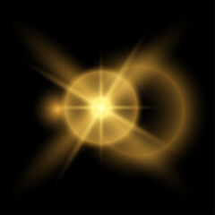 Christmas sparkle, shimmering bokeh, and glittery texture for your designs. Festive, sparkling gold. Holiday lights for cards, invitations, and banners.
