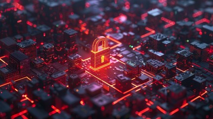 Exploring cyber security  the importance of personal data protection and digital safeguards in 3d