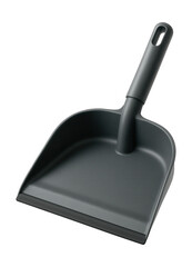 Dustpan with a rubber edge and removable handle, ideal for home laundry rooms.