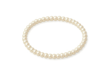 Obraz premium White pearl bracelet showcasing elegant fashion accessory luxury