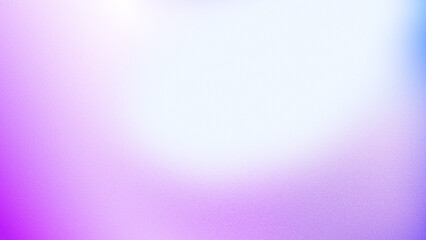 A trendy abstract background with a grainy gradient texture. A soft, blurry blend of purple, pink, & blue with a luminous white glow. A modern, noisy, luminous wallpaper for posters & web design.