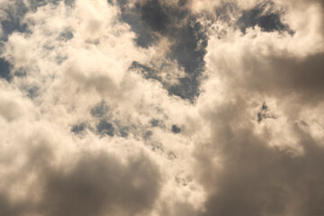 Obraz premium sunset sky with clouds