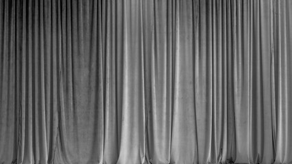 A brightly lit curtain for the background