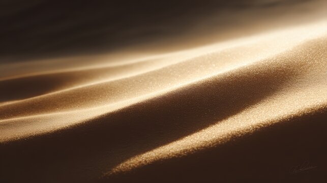 desert dunes with long shadows