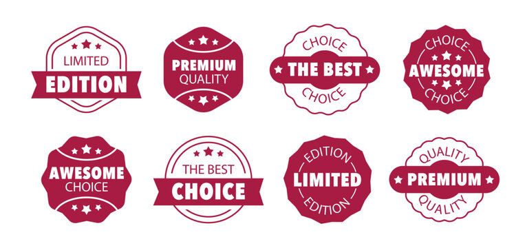 Collection of vintage premium quality and limited edition badges