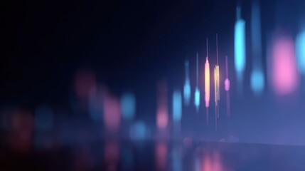 modern crypto trading background with glowing charts