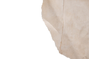 Ripped paper stripe cutout