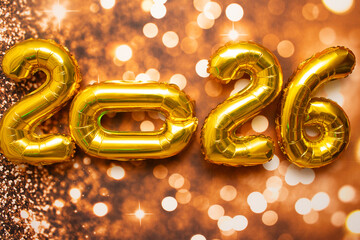 golden sigolden sign with the number 2026