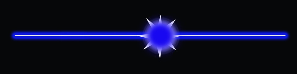 Bright Purple Cosmic Star on Dark Blue Background — Glowing Radiant Digital Art with Volumetric Lighting and Fantasy Energy