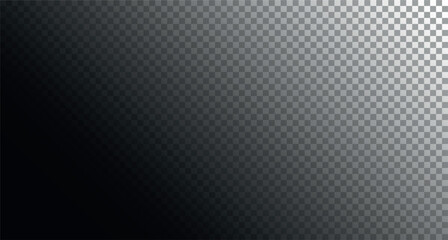 Obraz premium Smooth gradient background with fade transparency. Diagonal black shadow. Vector overlay effect on grid backdrop
