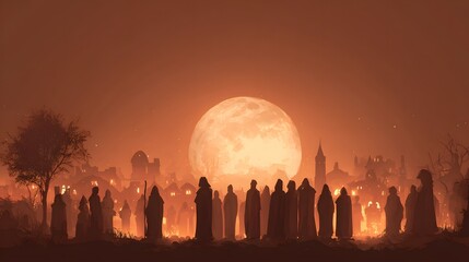 All saints day concept background