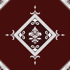  Flower Seamless pattern background. Perfect for wallpaper, fabric design