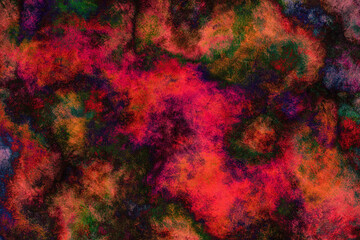 Abstract colorful grunge artistic brush stroke texture Background