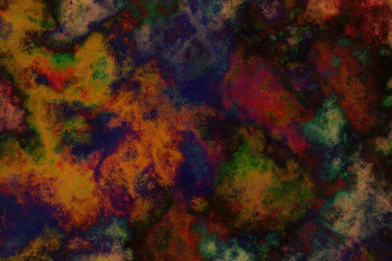 Abstract colorful grunge artistic brush stroke texture Background