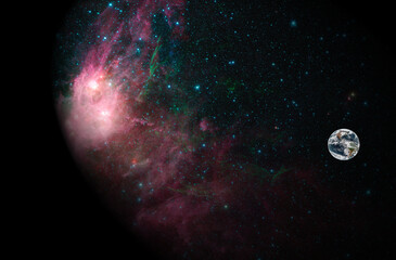 EARTH floating to black hole