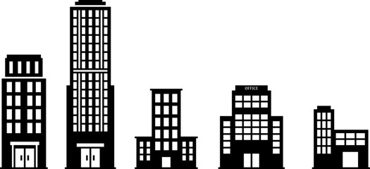 vector illustration of hotel building