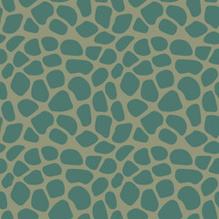 Abstract modern giraffe seamless pattern. Animals trendy background. Colorful decorative vector stock illustration for print, card, postcard, fabric, textile. Modern ornament of stylized skin.