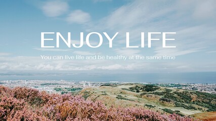 Inspirational quote blog banner template