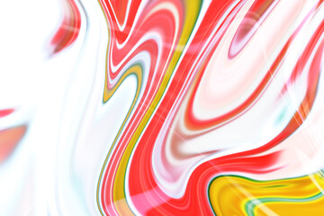 Liquid marble transparent background png in red tone