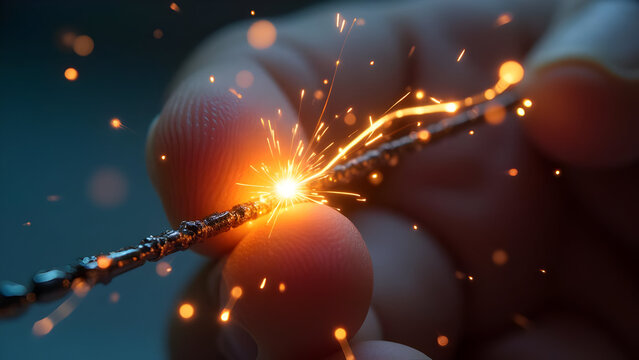 Needle electrode arc bead