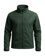 Breathable softshell jacket featuring adjustable Velcro sleeve tabs.