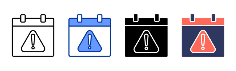 Alert icon sheet multiple style collection