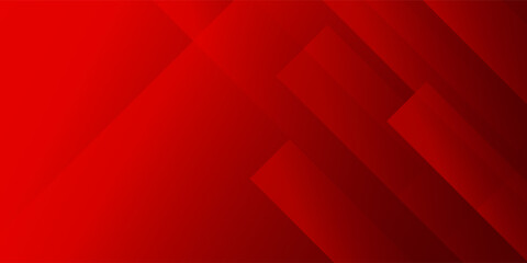 Fototapeta premium Abstract red geometric shapes background. Vector illustration
