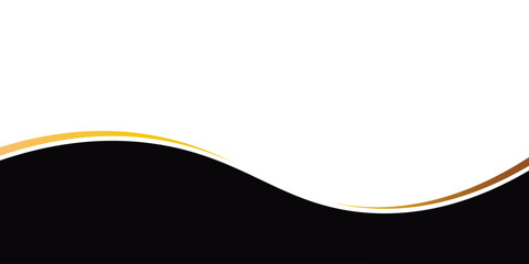 Vector abstract design web banner template. Web Design Elements - Header Design. Footer Design Abstract geometric web banner template on black or gold background. vector Eps 10