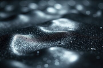 Liquid Metal Swirl Flowing, molten metallic substance creating elegant, smooth, and shimmering spiral patterns. A close up of flowing, molten liquid metal forming smooth, elegant spiral patterns.