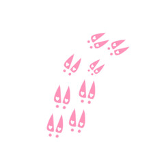 cute baby elk footprints